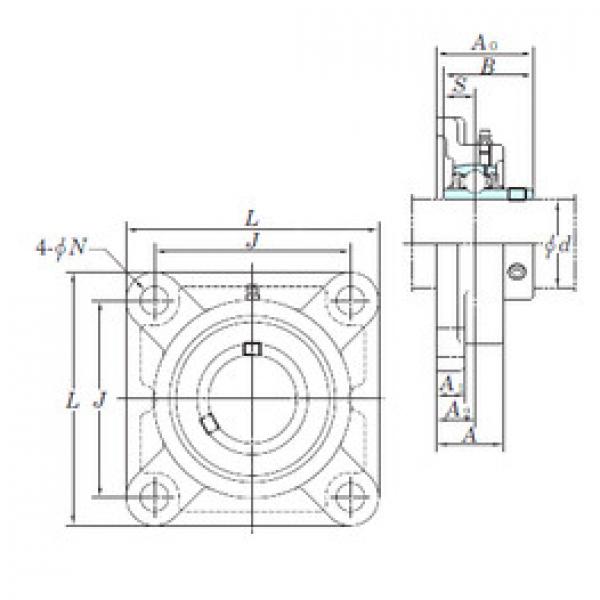 Bantalan UCF217E KOYO #1 image