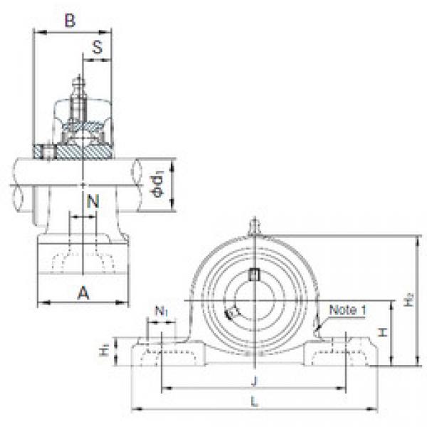 Bantalan UCP305 NACHI #1 image