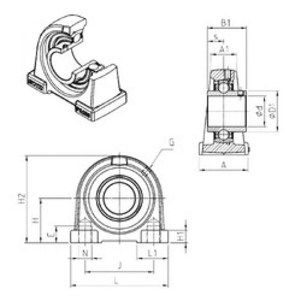 Bantalan UCPA206 SNR #1 image