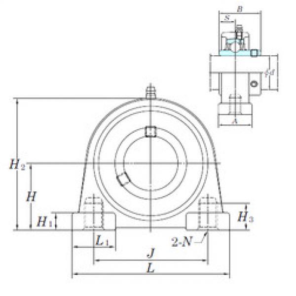 Bantalan UCSPA204H1S6 KOYO #1 image