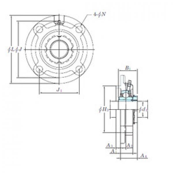 Bantalan UKFCX20 KOYO #1 image