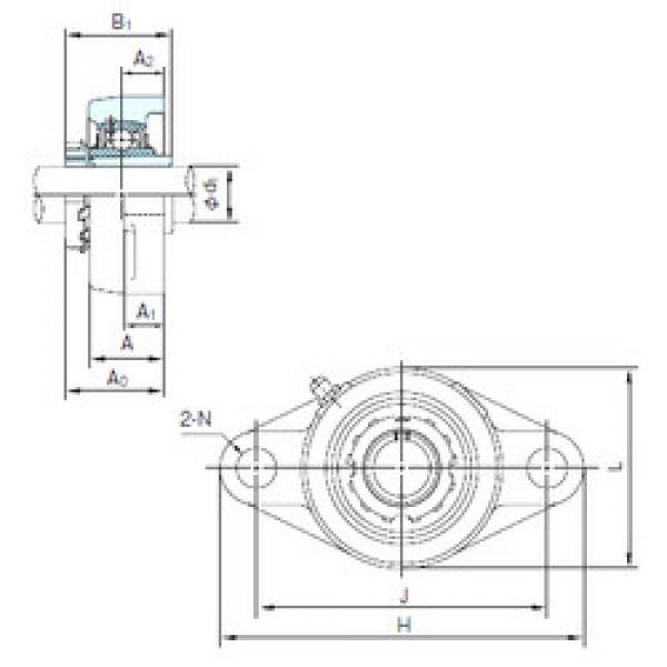 Bantalan UKFL216+H2316 NACHI #1 image