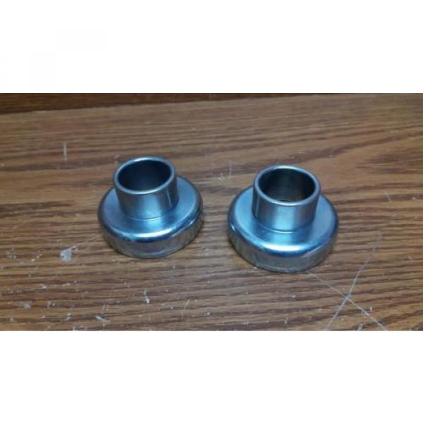 Fork Steering Head Bearing Cups fits Harley Sportster, 45&#034; Solo, Servi-car Zinc #5 image