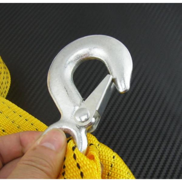 Durable Heavy Duty Car Tow Pulling Strap Nylon Rope Bearing 3 Ton For Mitsubishi #4 image