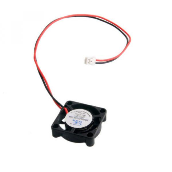 RC Model Car Bearing Sleeve Brushless DC Fan Cooling DC 12V 0.08A 25*25*7mm 2P #3 image