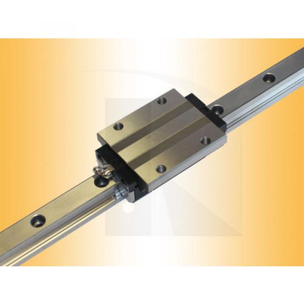 Linear guide - Recirculating ball bearing guide - HRC20-FL -V1 (rail + car) #2 image