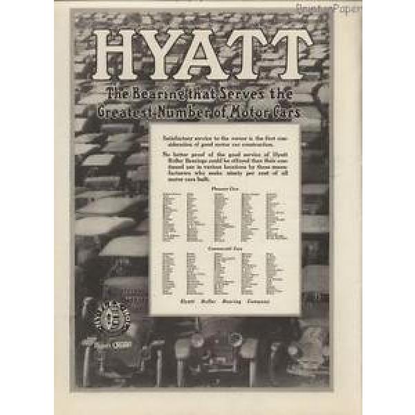 1916 Hyatt Roller Bearings HY FLEX ROL Print Ad #5 image