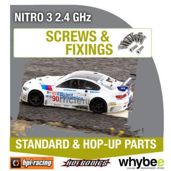 HPI NITRO 3 2.4 GHz [Screws &amp; Fixings] Genuine HPi Racing R/C Parts! #4 image